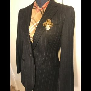 🧥Lauren Ralph Lauren pinstriped women’s blazer